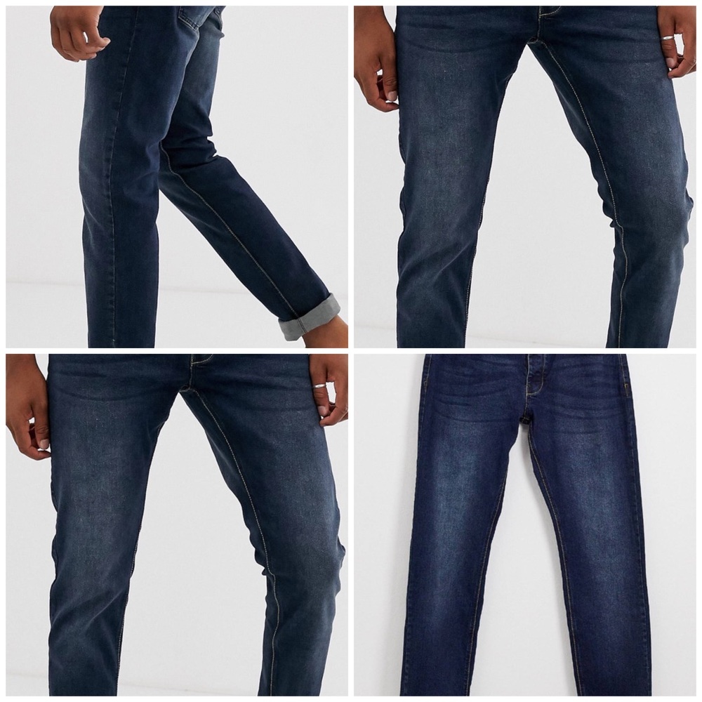 French Connection Tall Skinny Blue Wash Jean 36X36